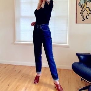 American Apparel high rise 1990s style jeans